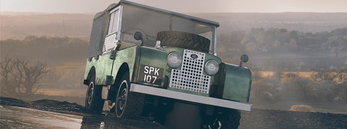 Scalextric Land Rover Series 1 - Grn