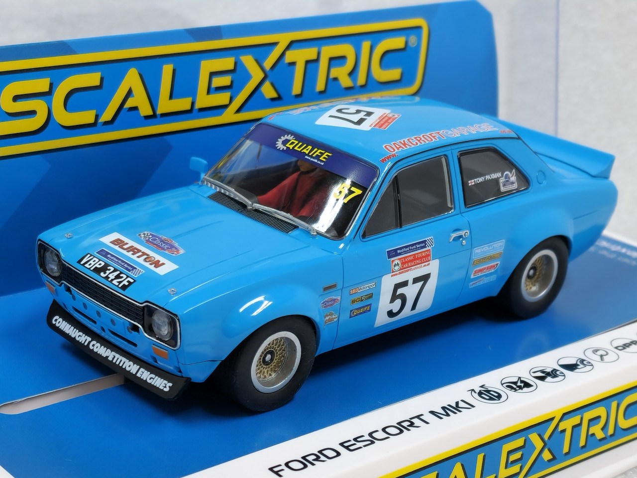Scalextric Ford Escort MK1 - Tony Pacman Racing