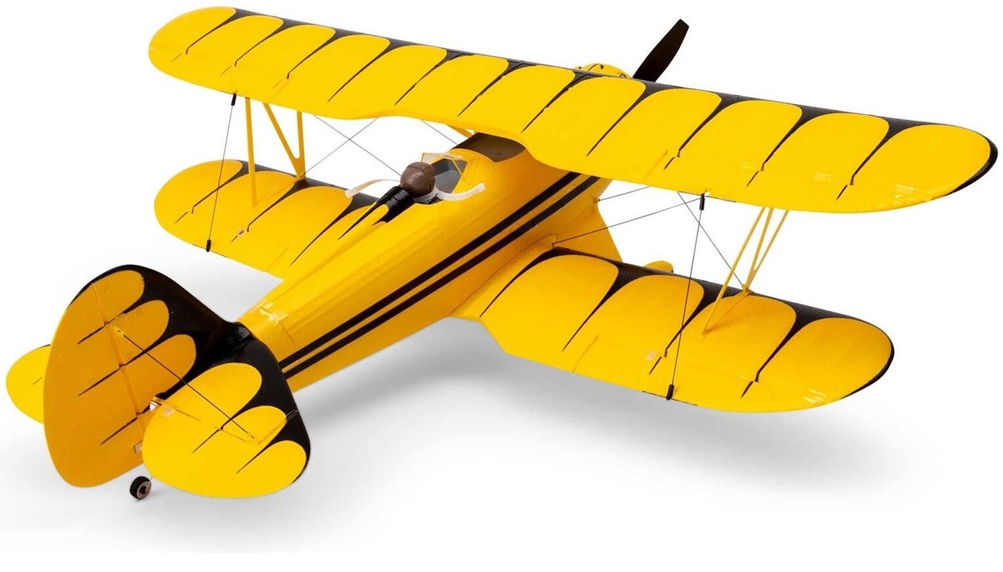 E-Flite UMX Waco 550mm BNF m/AS3X & SAFE - Gul