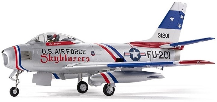 FMS 80mm F-86 Sabre Skyblazers EDF PNP