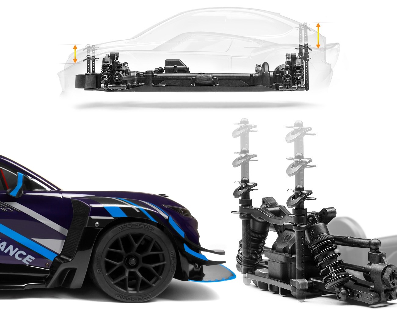 HPI RS4 Sport 3 Ford Mustang Mach-E :: Komplet