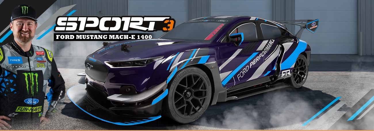 HPI RS4 Sport 3 Ford Mustang Mach-E :: Komplet