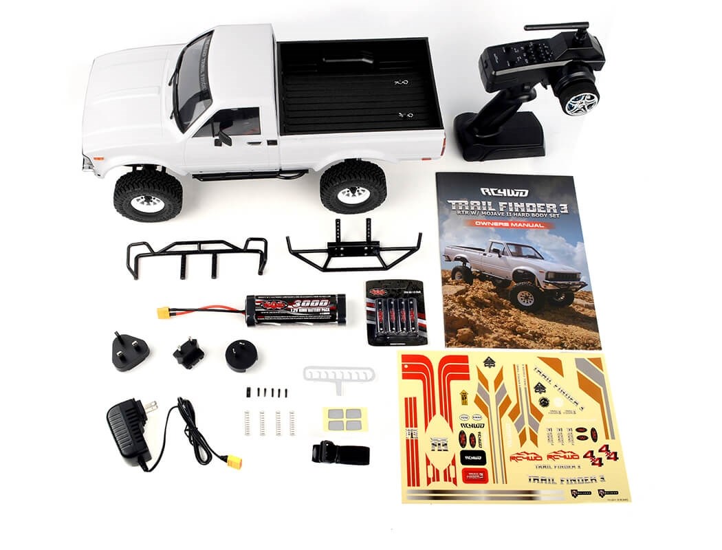 RC4WD Trail Finder 3 RTR m/Mojave II Hard Body