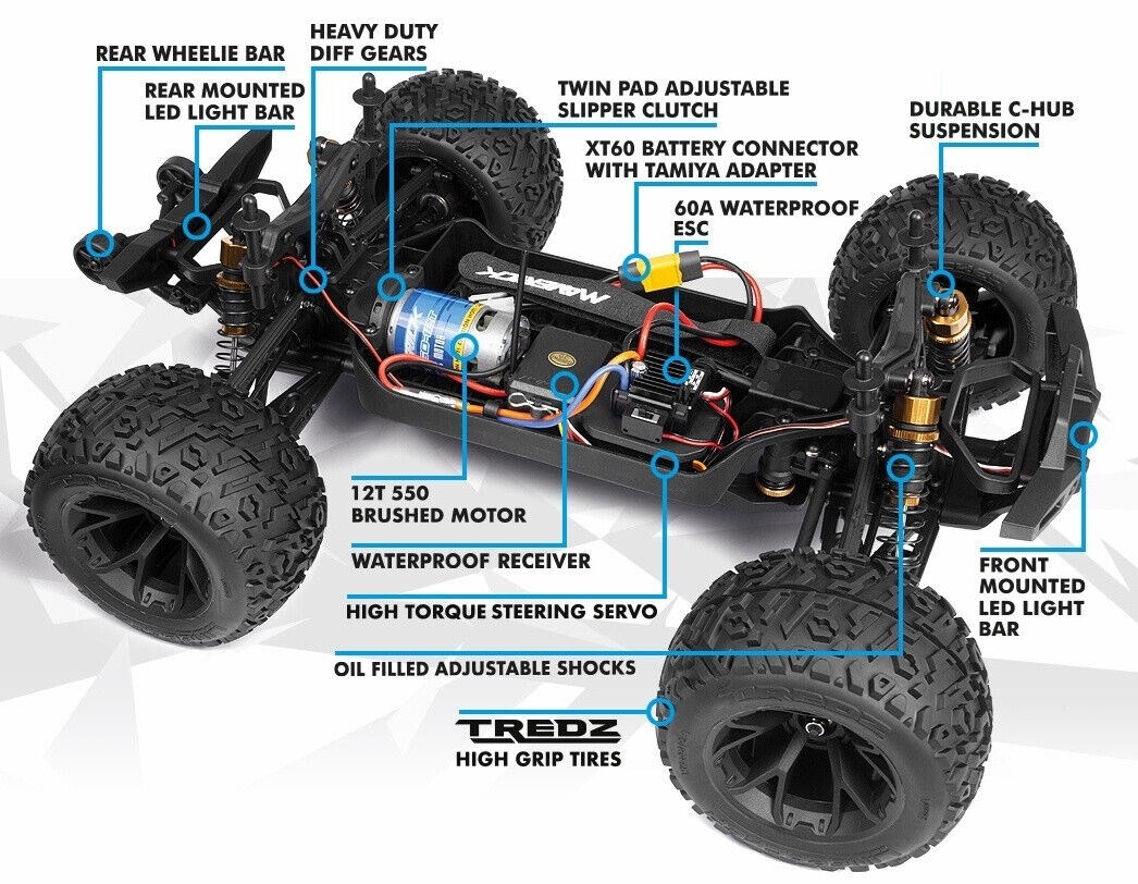 Maverick Quantum2 MT 1:10 4WD Bl - RTR
