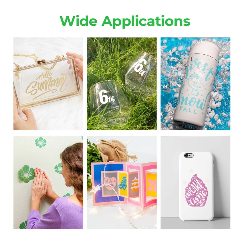 xTool Selvklbende vinyl blandet pakke (80 stk)