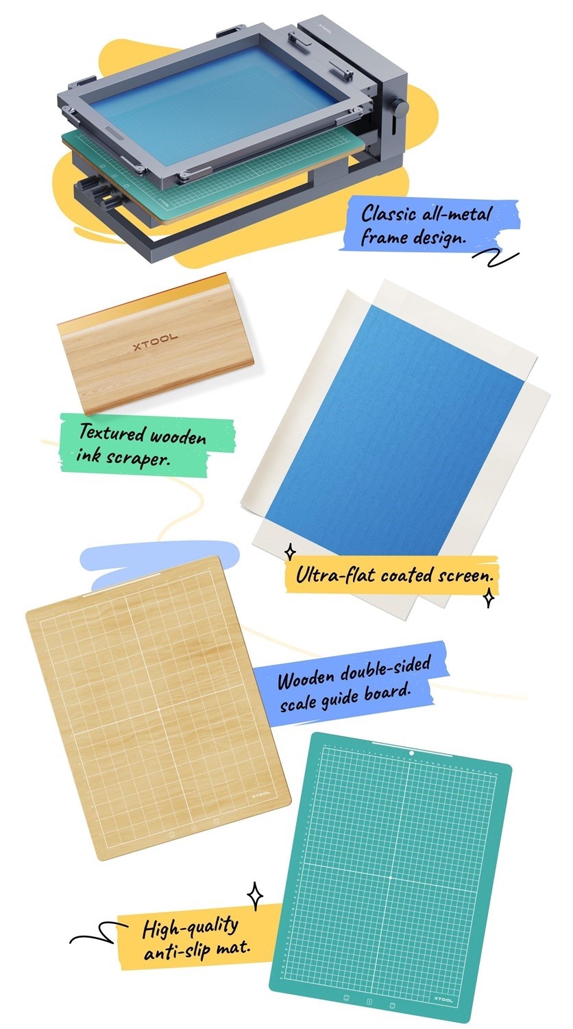 xTool Screen Printer - Multi-Color Kit