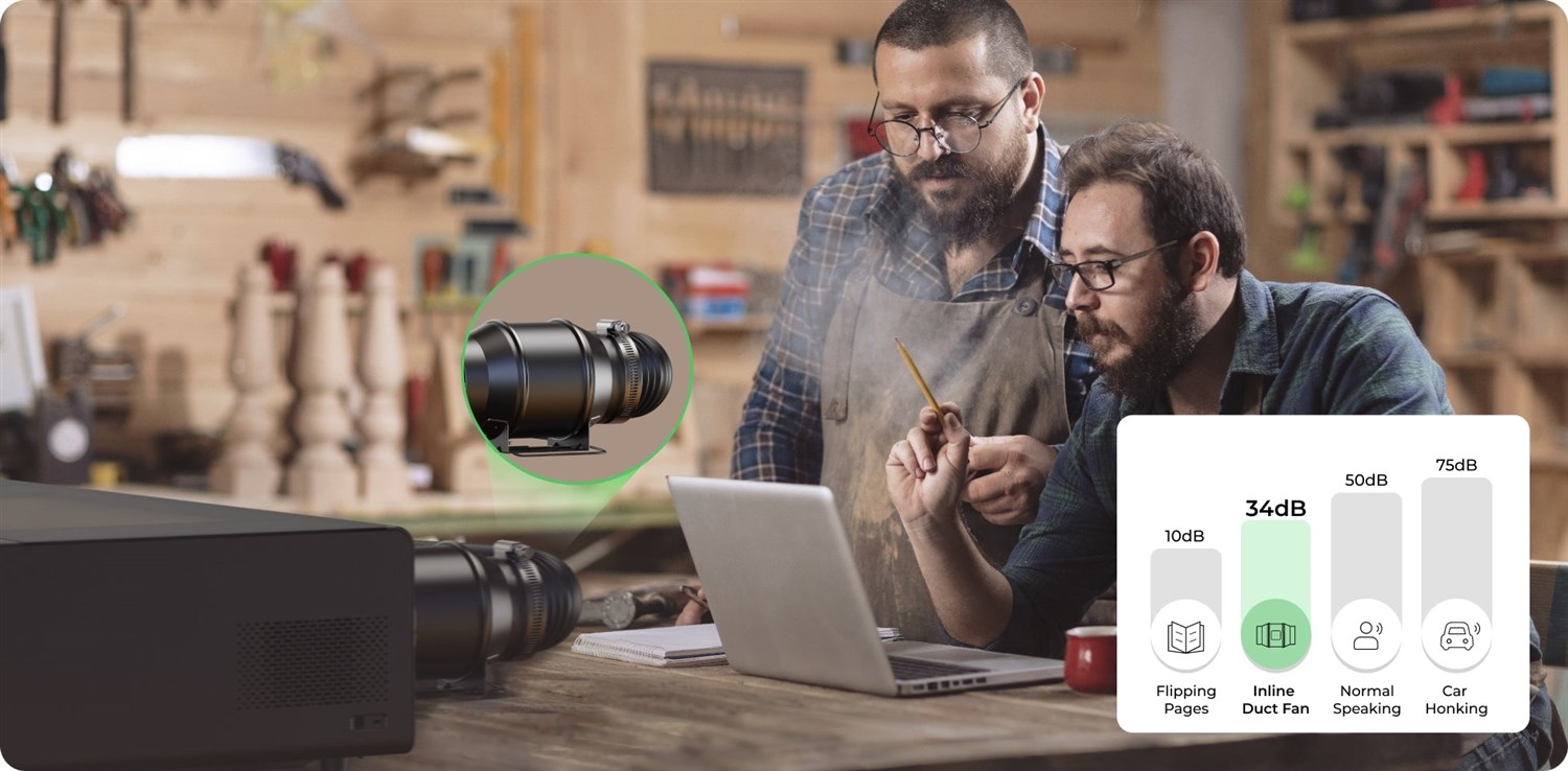 xTool Inline kanalventilator (P.S.M. D-serien)