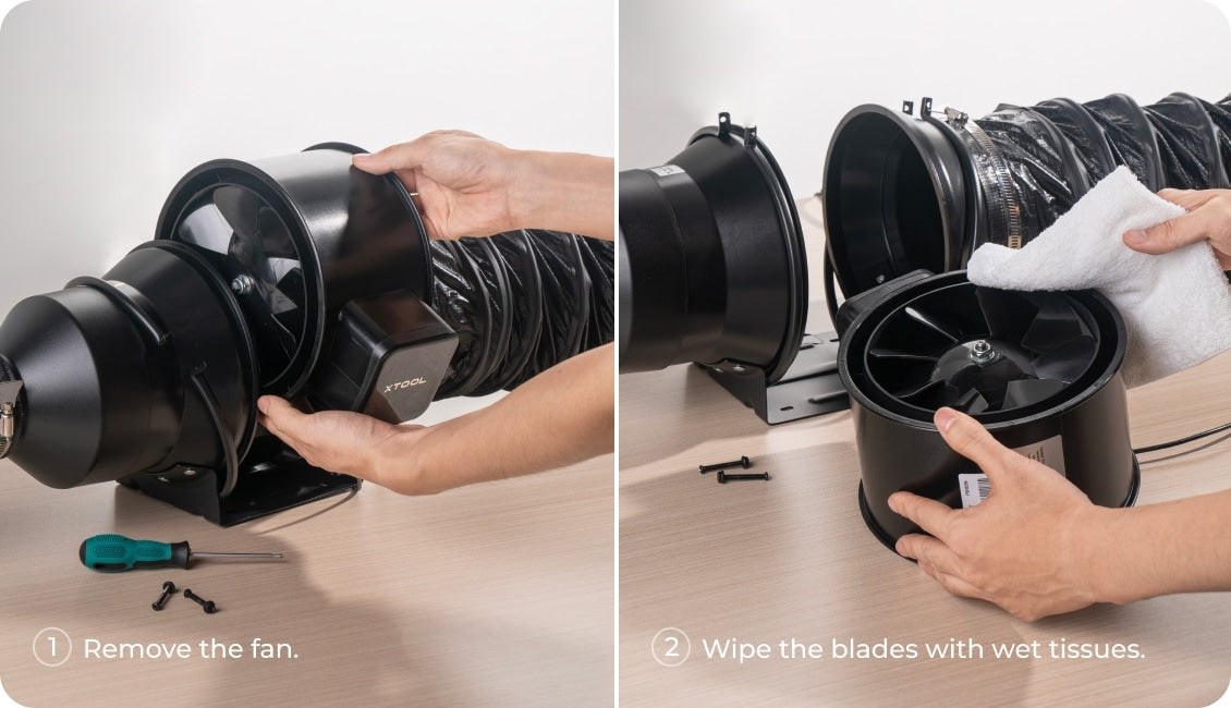 xTool Inline kanalventilator (P.S.M. D-serien)