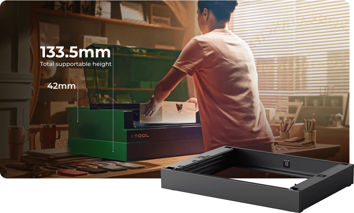 xTool S1 Riser Base