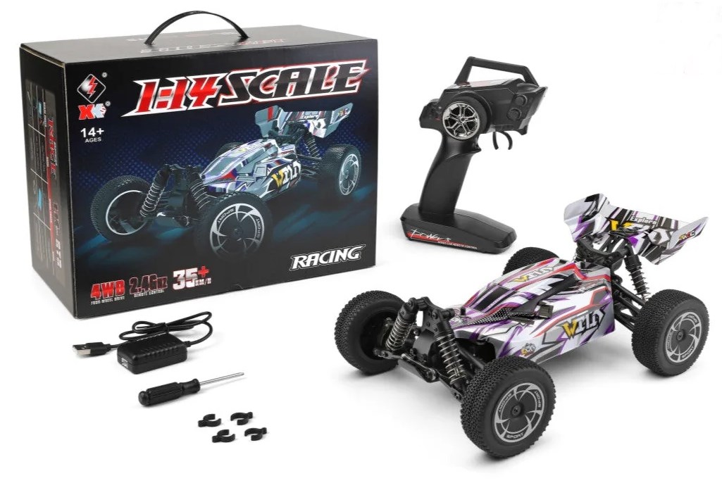 WLToys Buggy 1/14 4WD 144016 Wild Silver