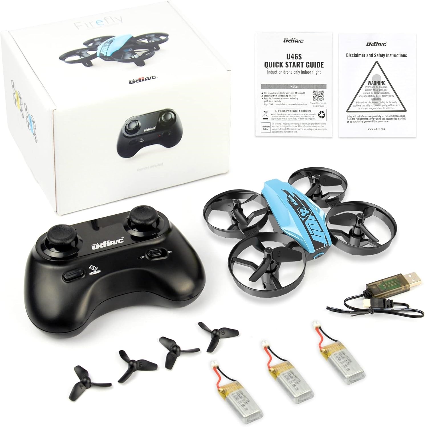 UDI Firefly Mini Drone RTF - Gul