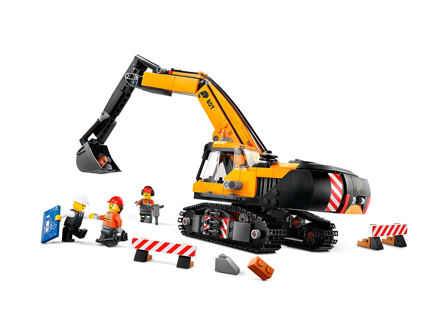 LEGO Byens gule gravemaskine