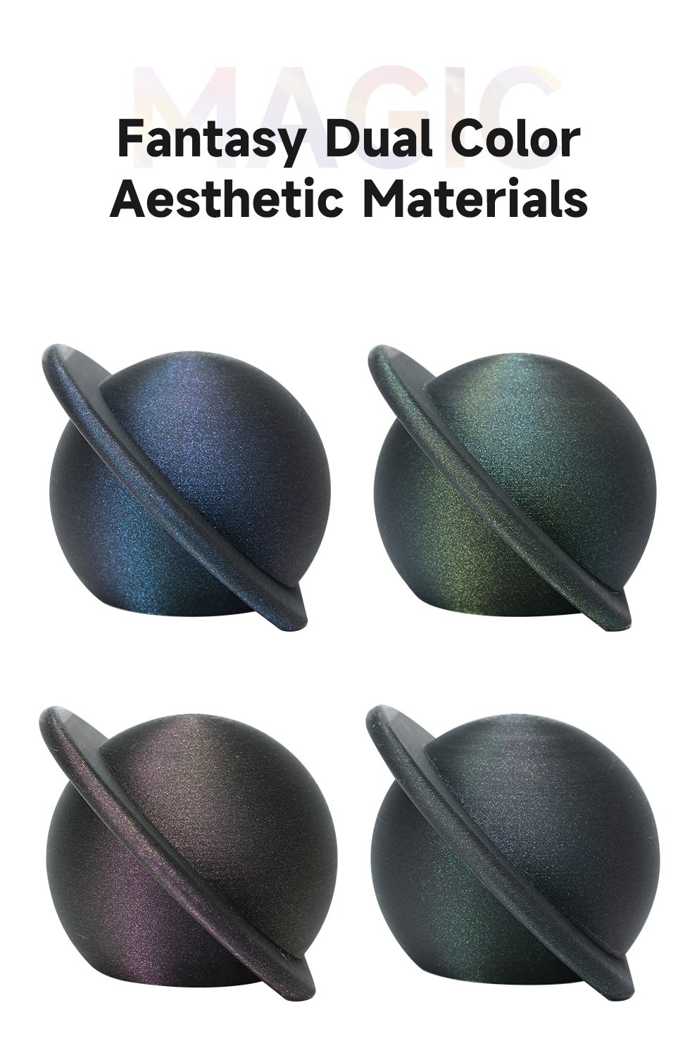 eSUN PLA-Magic 1.75mm 1kg - Dark Twinkling Green