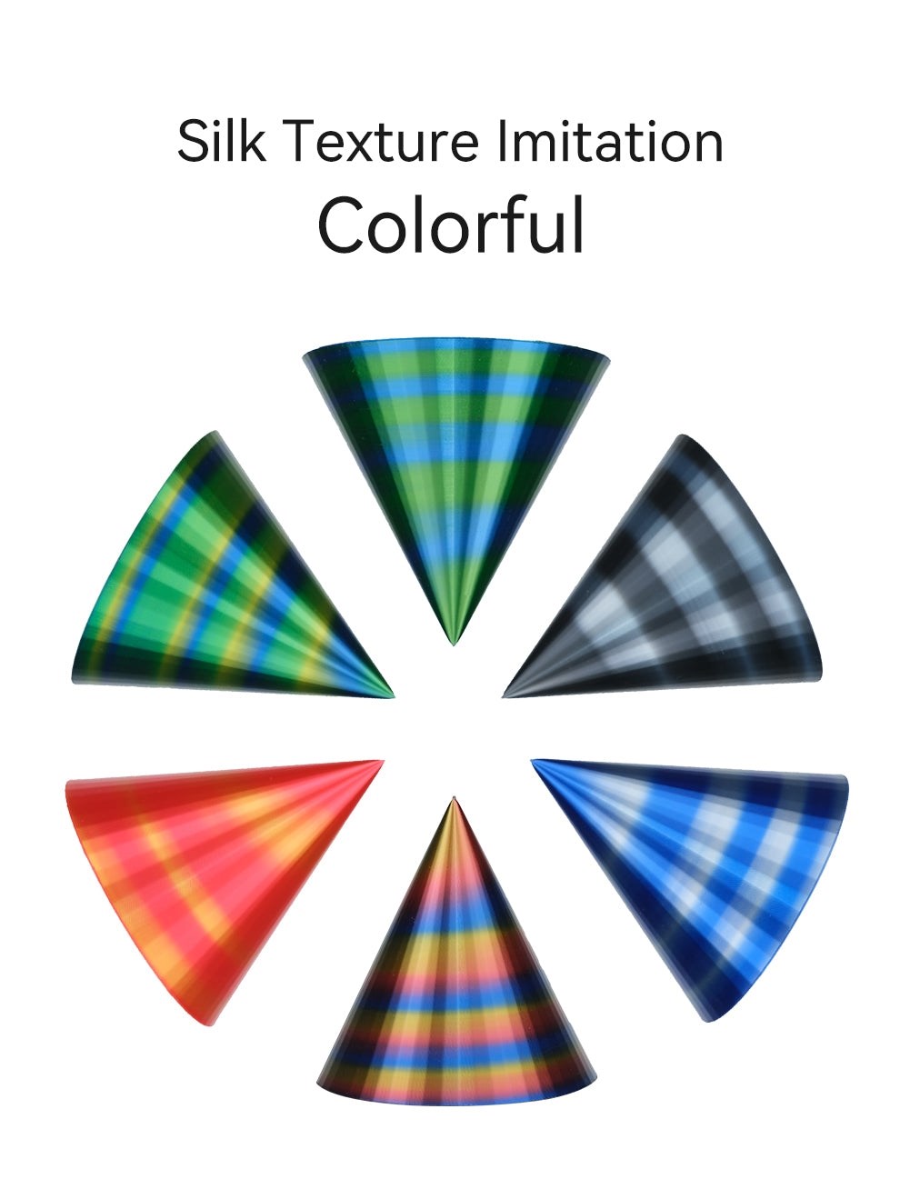 eSUN Silke Candy 1.75 mm 1 kg - Guld Bl Grn