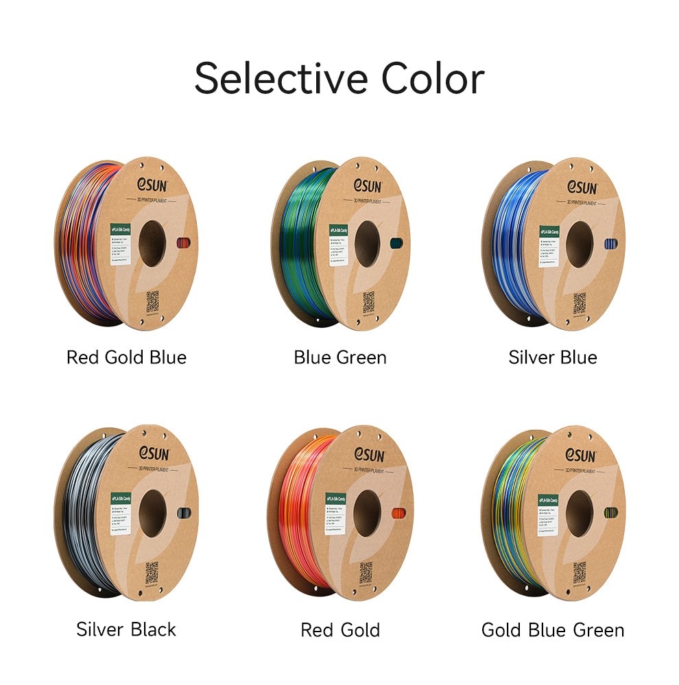 eSUN Silke Candy 1.75 mm 1 kg - Guld Bl Grn