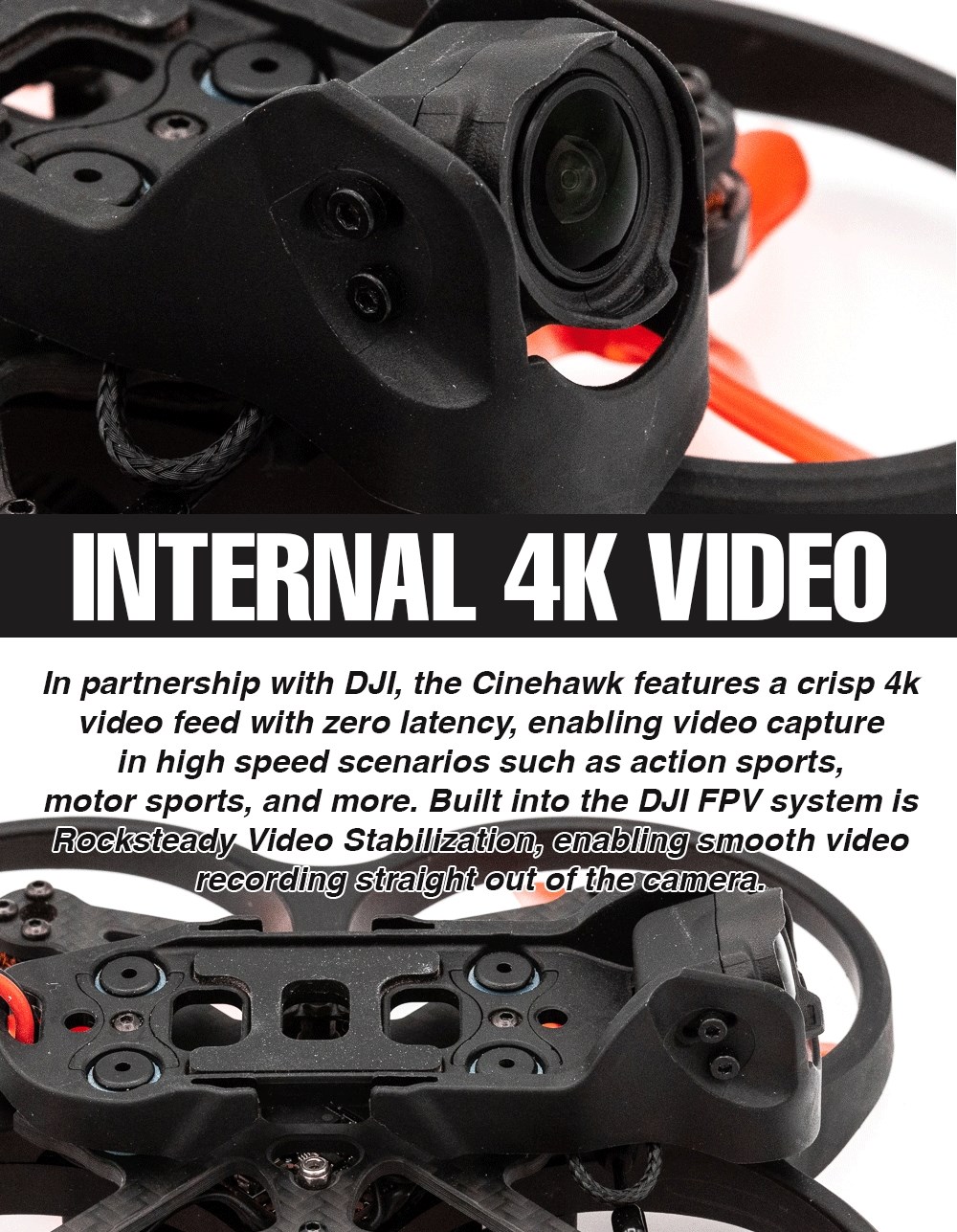 EMAX Cinehawk Mini O3 2.5 tommer 4S FPV BNF ELRS