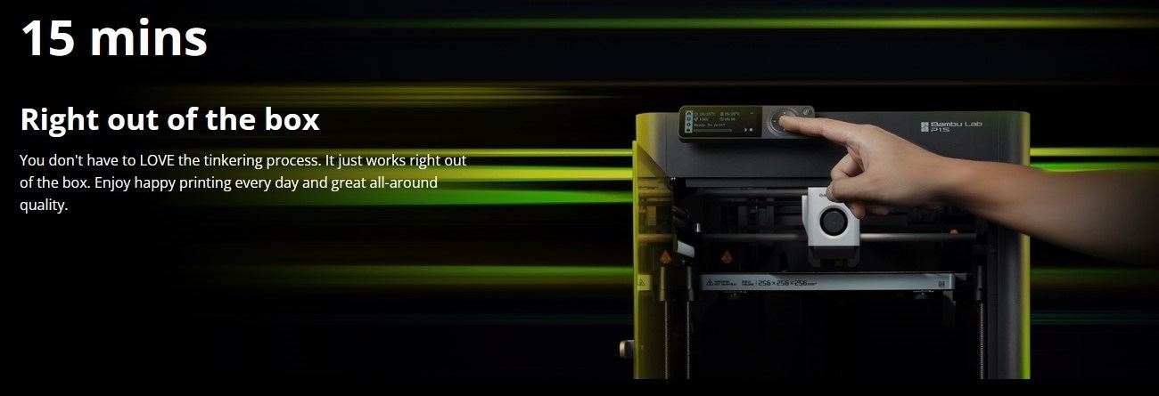 Bambu Lab P1S COMBO - 3D-printer