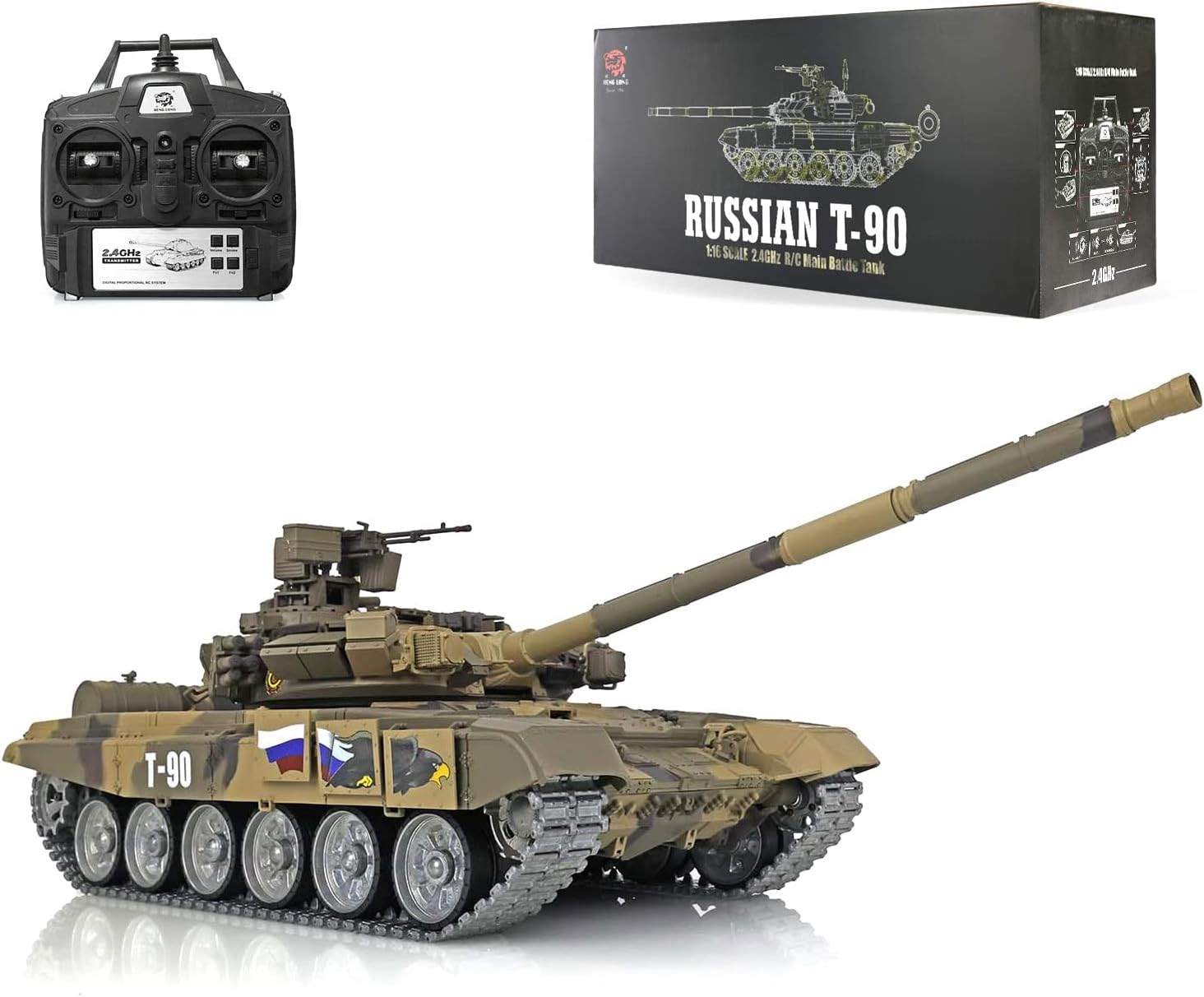 Battle Tank 1:16 - Russisk T90 - Airgun & IR