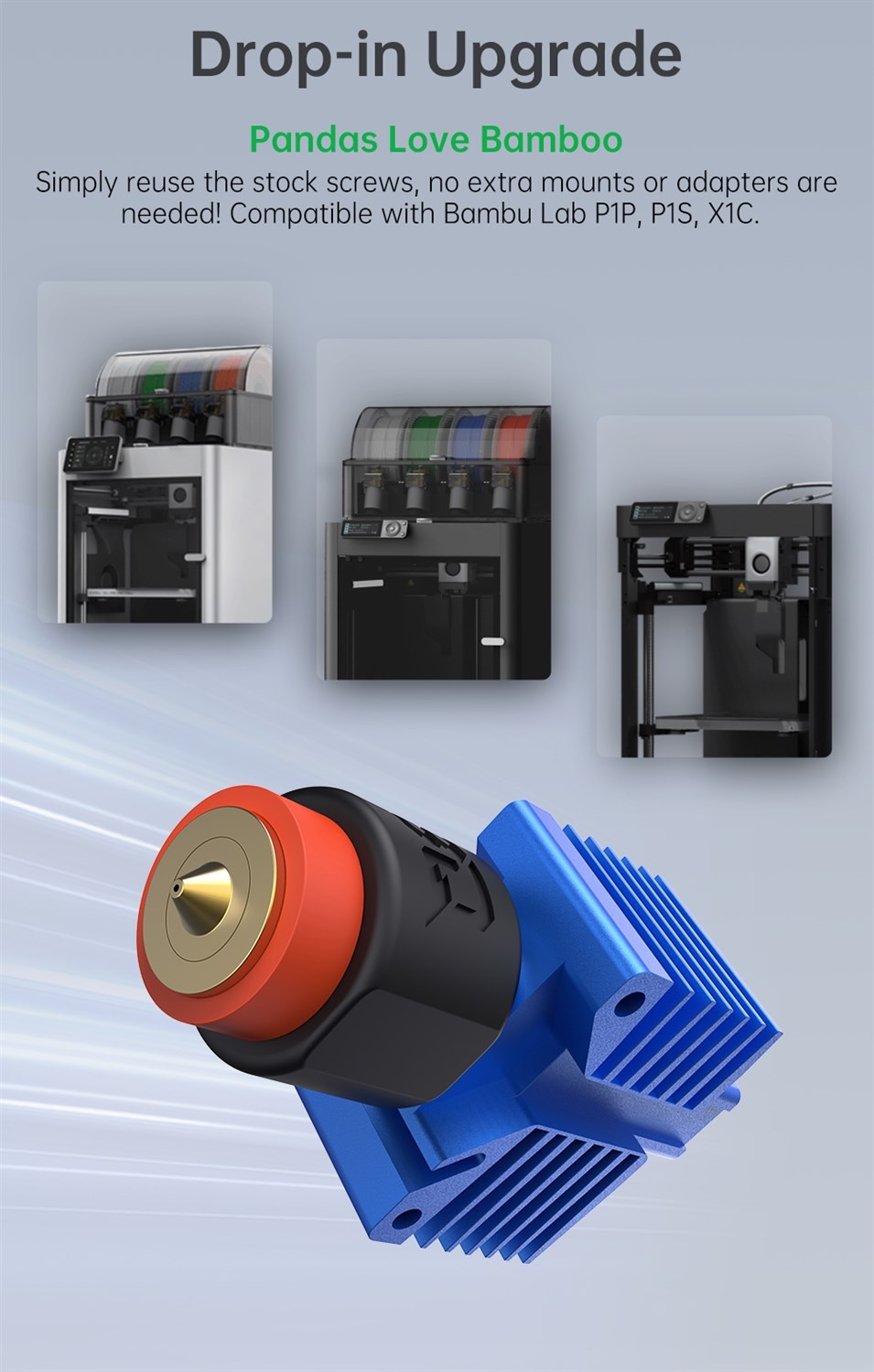 Panda Revo P1 Hotend for Bambu Lab