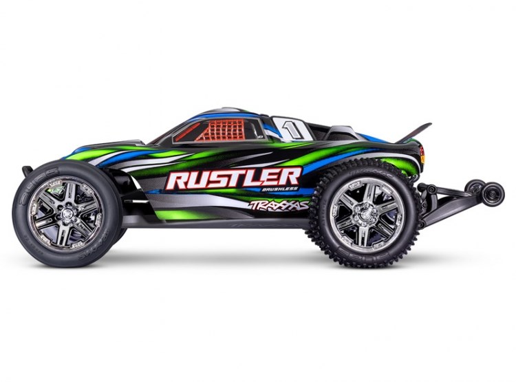 Traxxas Rustler 2WD BL-2S RTR TQ Gr�n