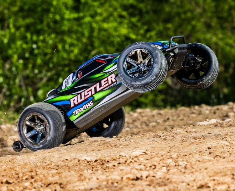 Traxxas Rustler 2WD BL-2S RTR TQ Gr�n