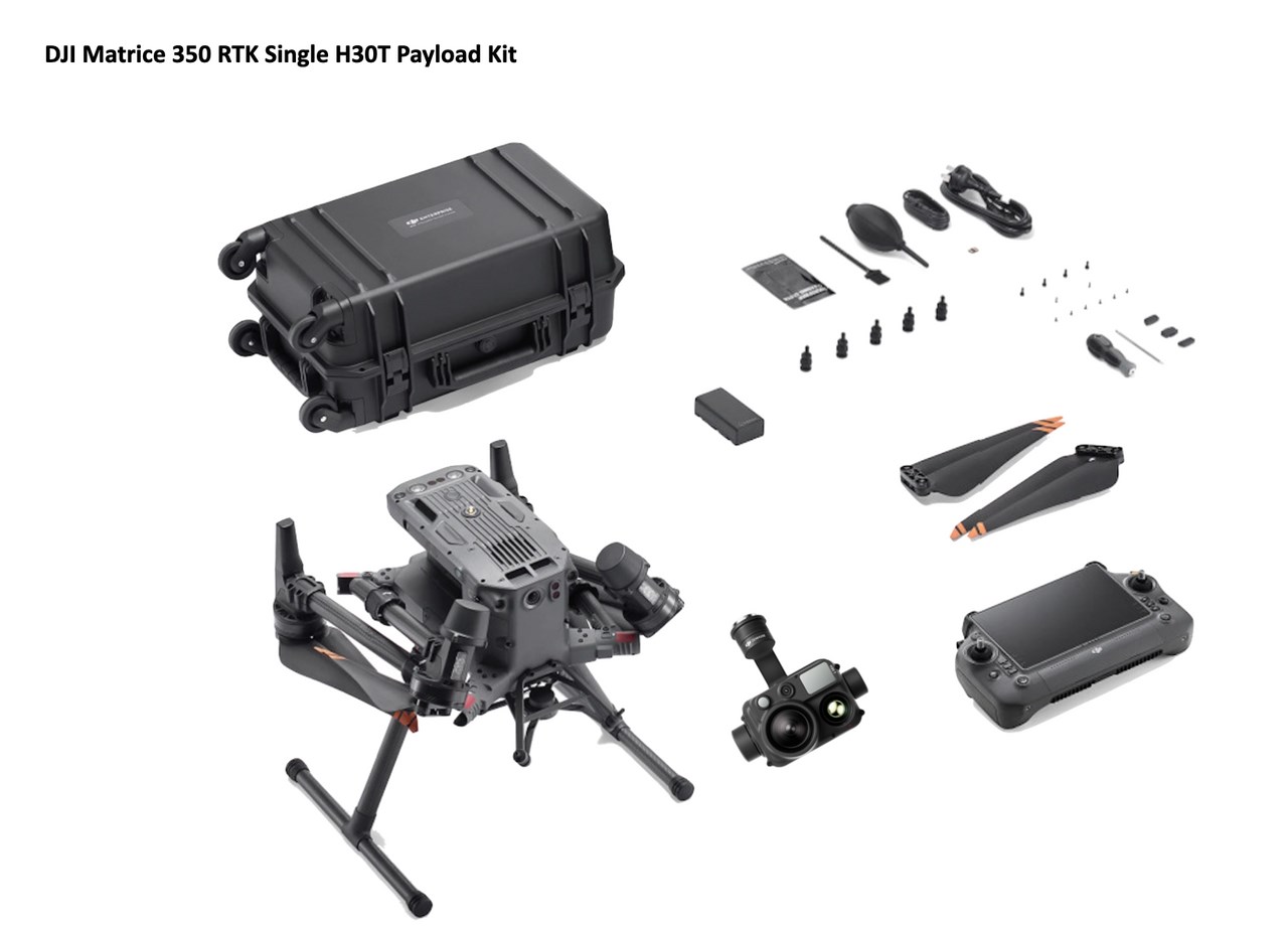 DJI Matrice 350 RTK + H30T nyttelasts�t