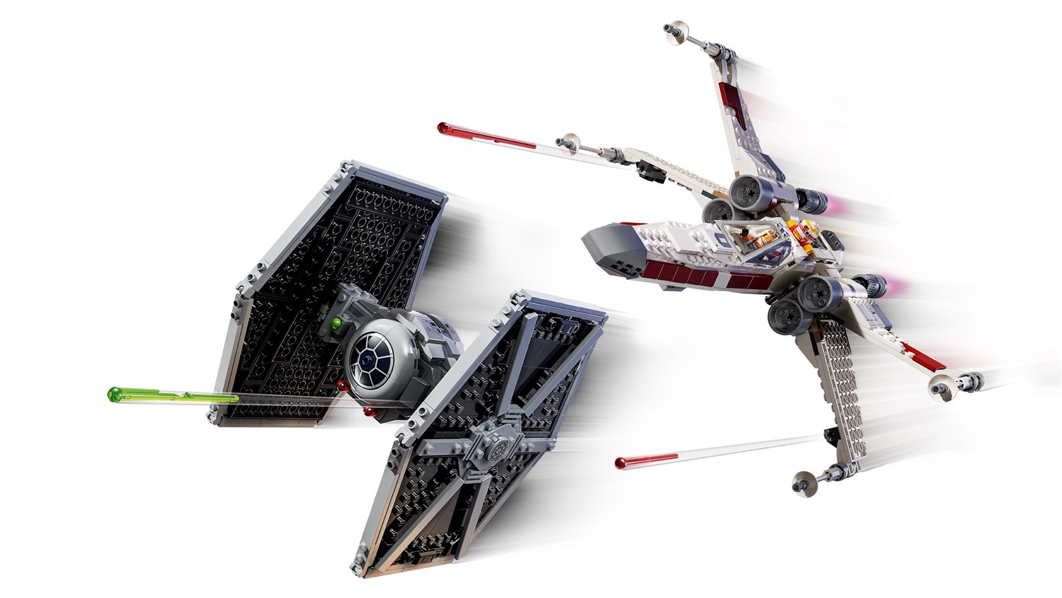 LEGO Kombimodel med TIE Fighter og X-Wing