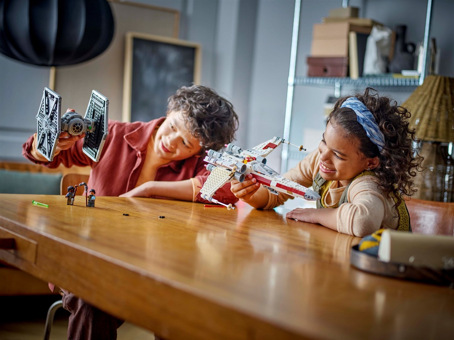 LEGO Kombimodel med TIE Fighter og X-Wing