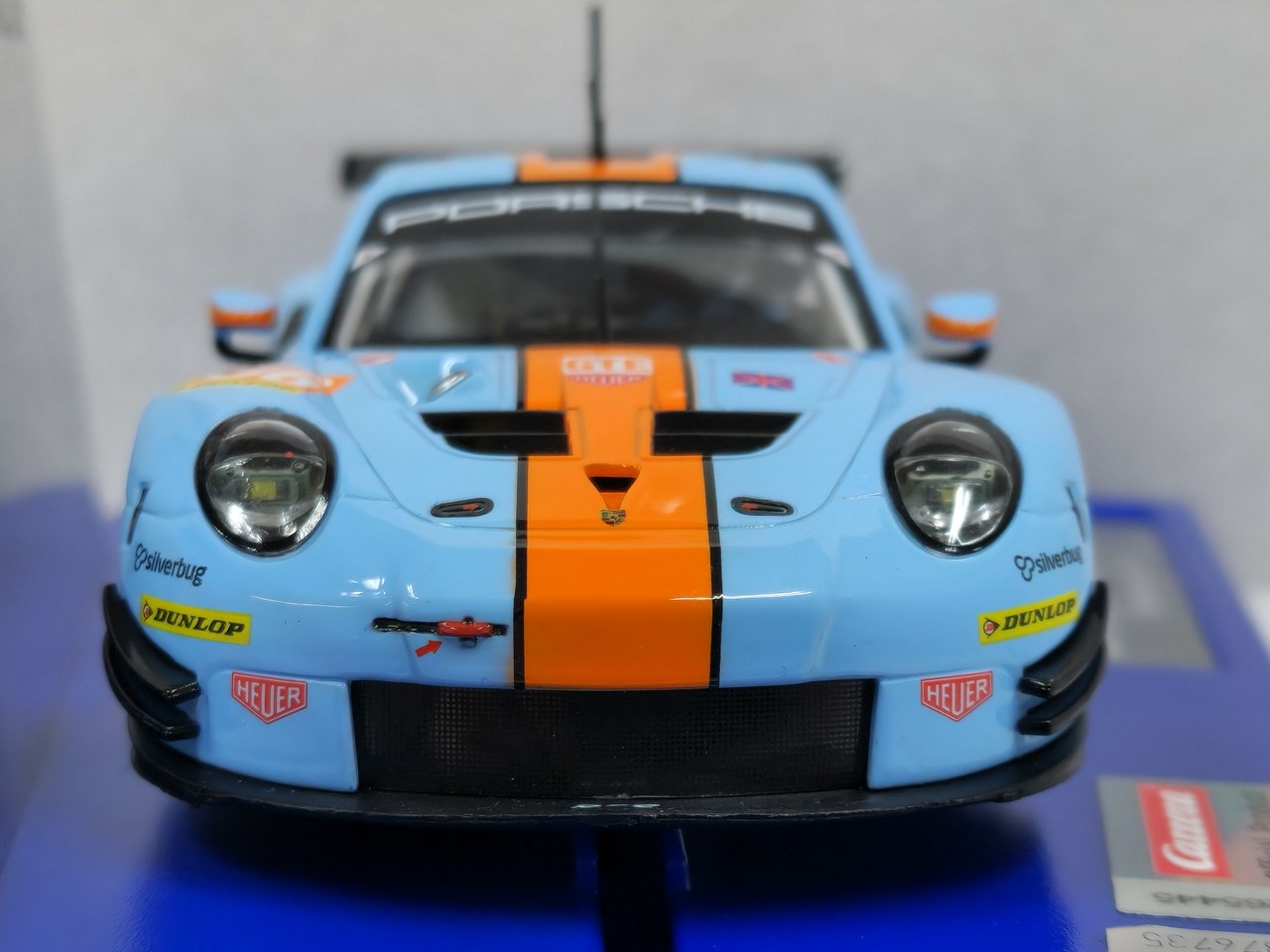 Carrera 1:32 Porsche 911 RSR Gulf Racing No. 86