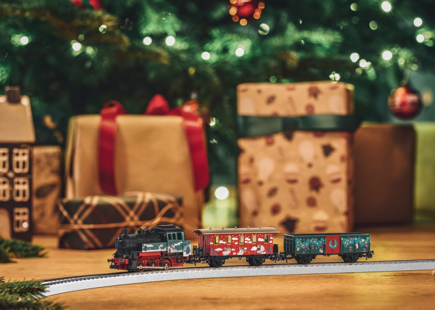 Mrklin Startst - Damplokomotiv med julemotiv