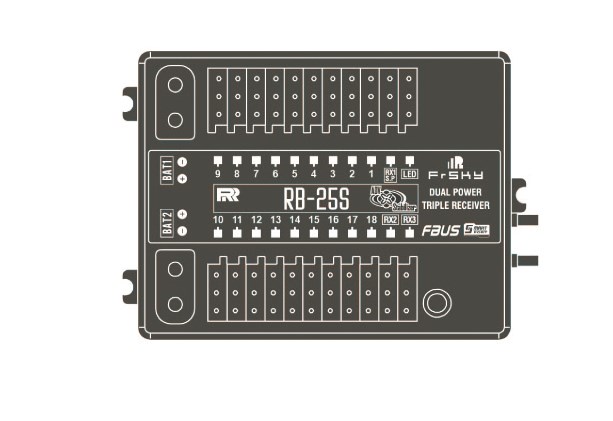 FrSky RB-25S redundanshub