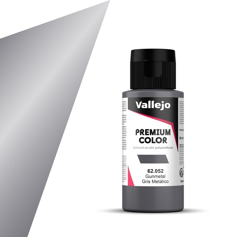 Vallejo Premium farve 62.052 Gunmetal