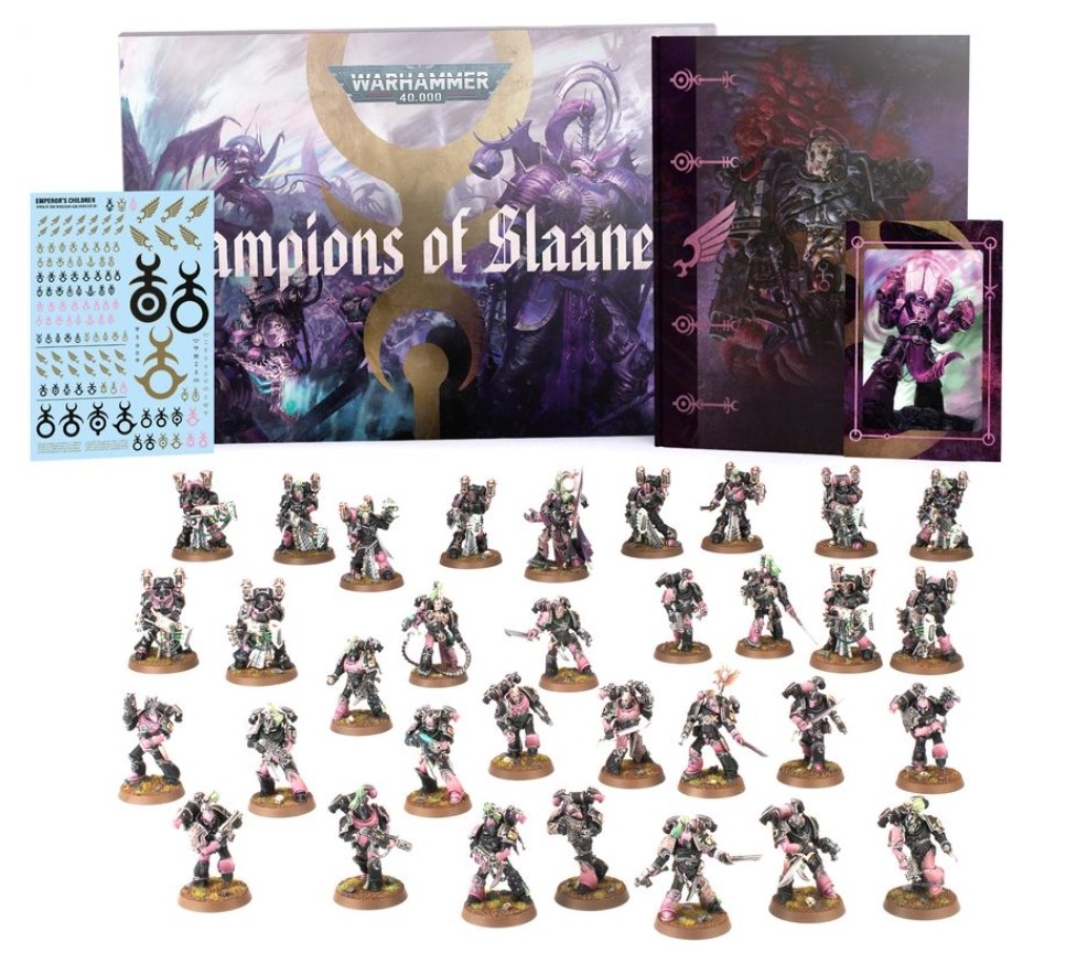 Warhammer 40K Emperors Children Army Set