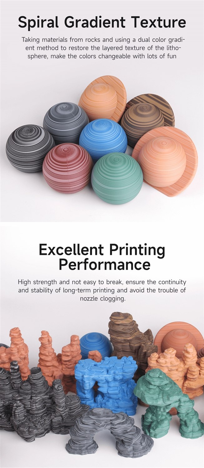 eSUN PLA Rock 1kg - Granit