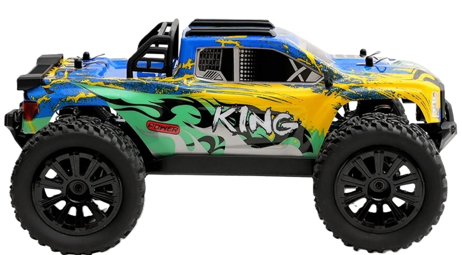 WLtoys Monster 164018 1/16 4WD Bl� Gul