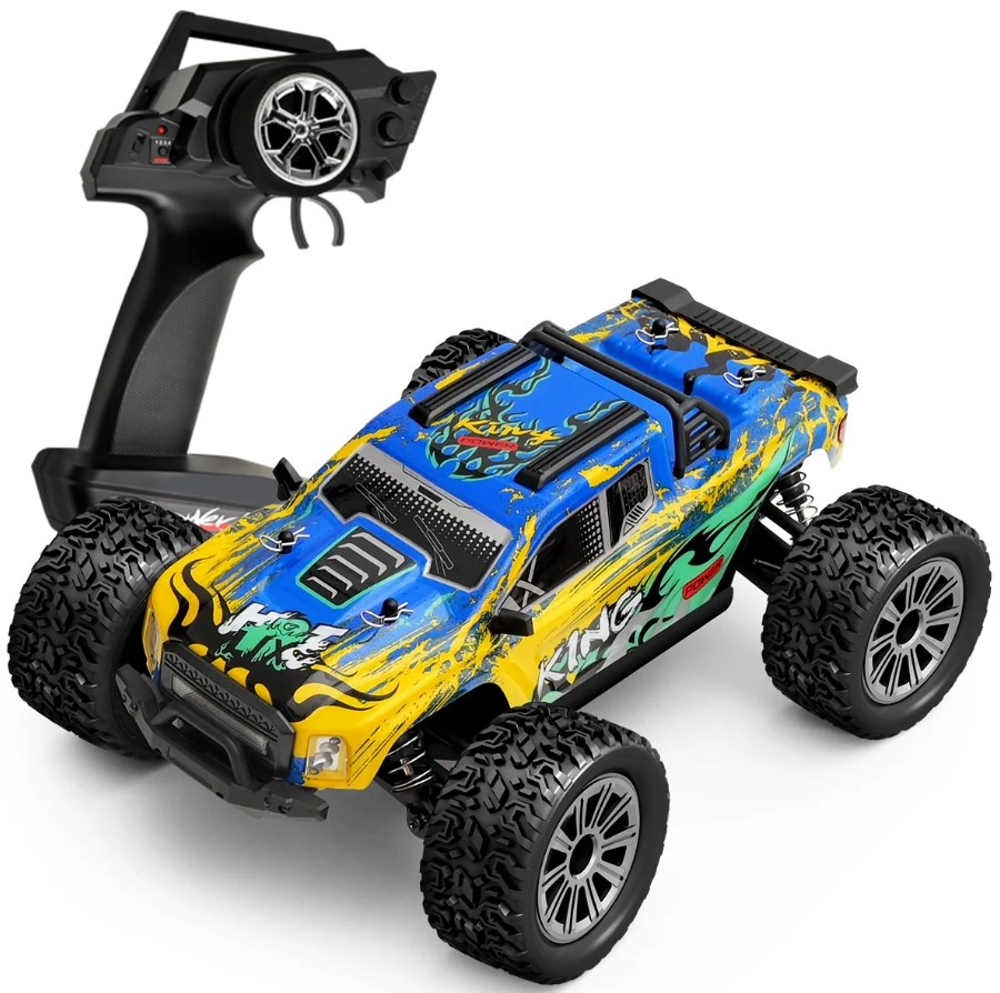 WLtoys Monster 164018 1/16 4WD Bl� Gul