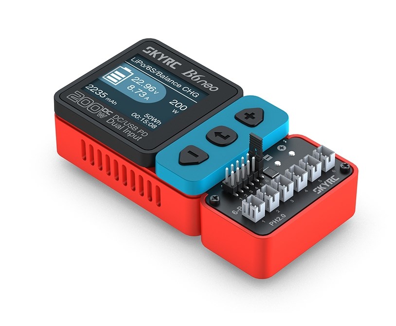 SkyRC 1s litiumbatteri-opladningshub - BT2.0