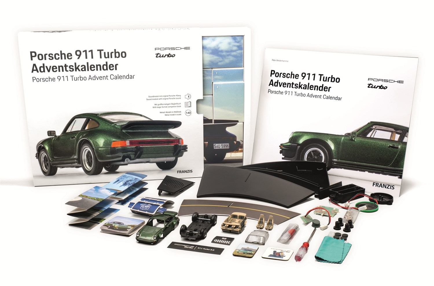 Porsche 911 Turbo Adventskalender 1:43