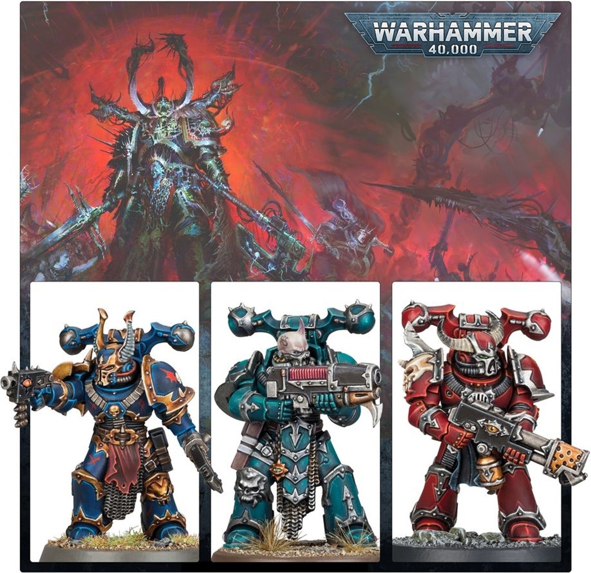 Warhammer 40K Chaos Legionaries