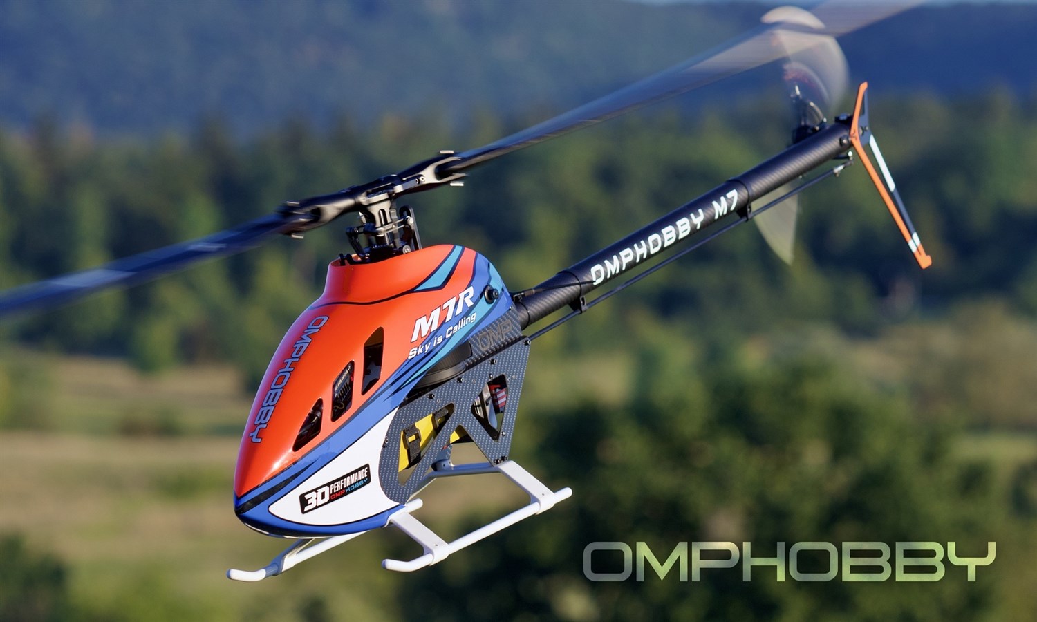 OMP Hobby M7R KIT Helikopter m/blader - Orange