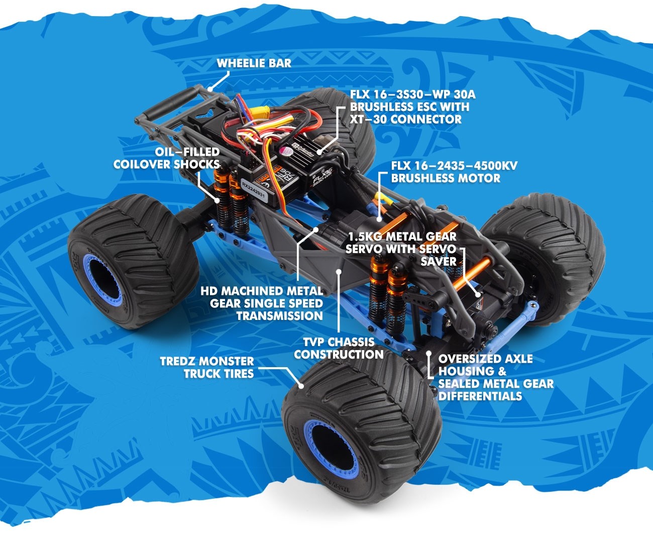 HPI Mini King Big Kahuna Flux Ford Bronco 4400