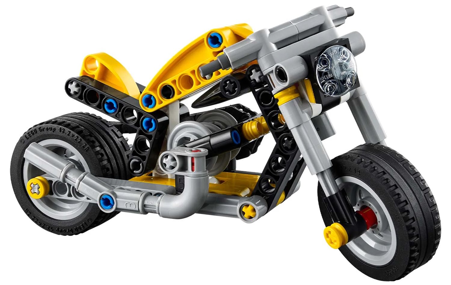 LEGO Technic Gul Motorsykkel