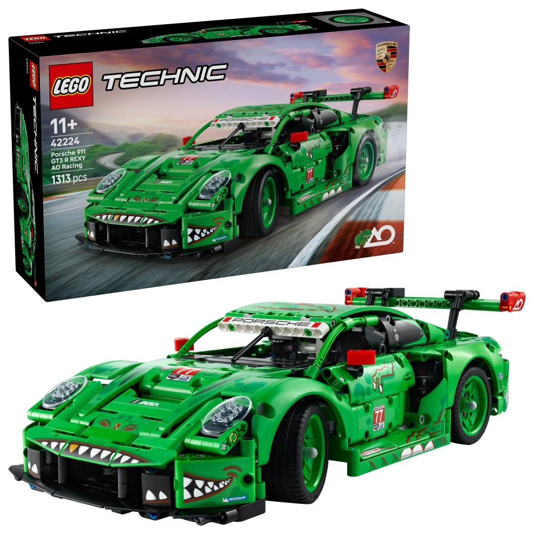 LEGO Technic Porsche 911 GT3 R REXY AO Racing-bil