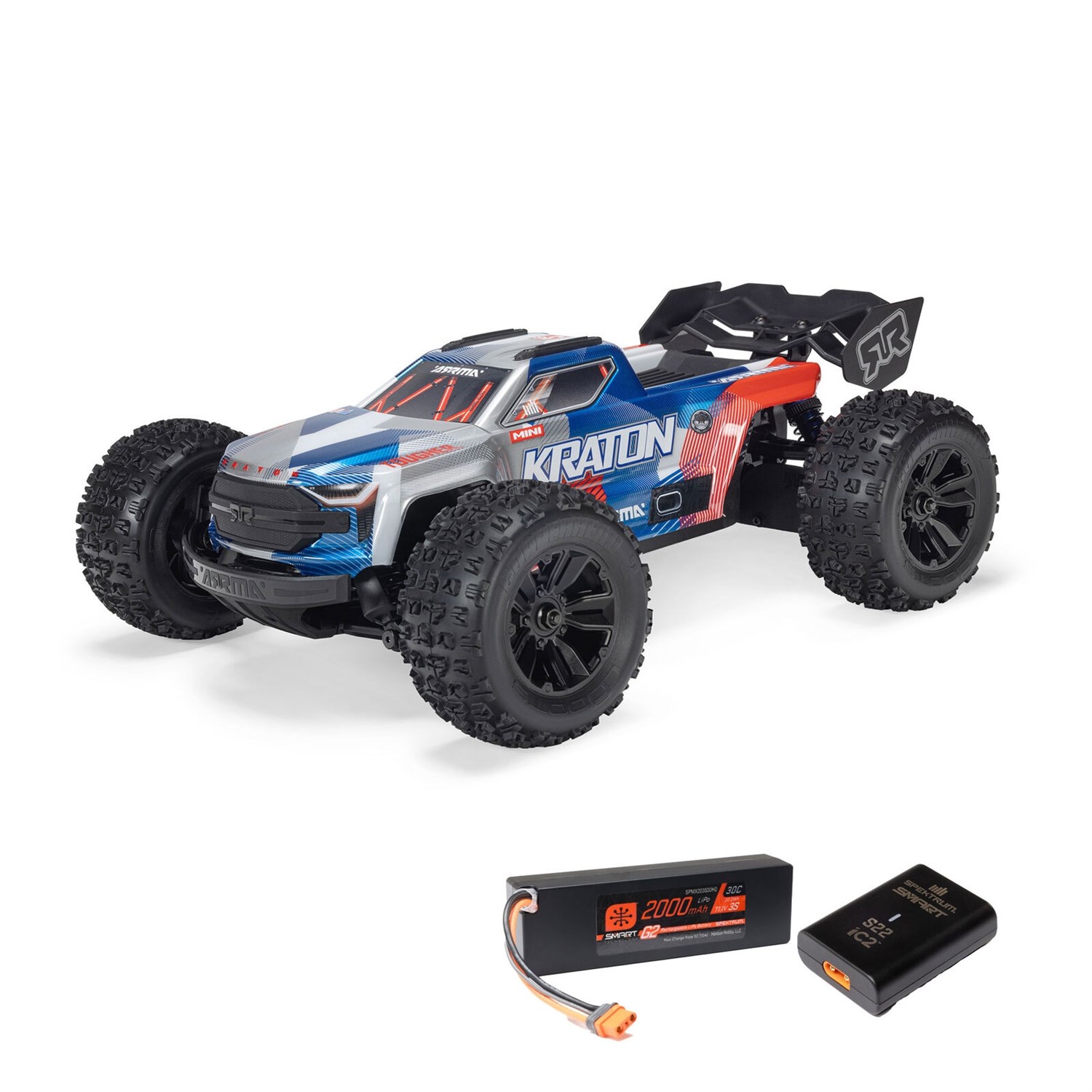 ARRMA Mini Kraton 3S Bl� 1/16 Komplet
