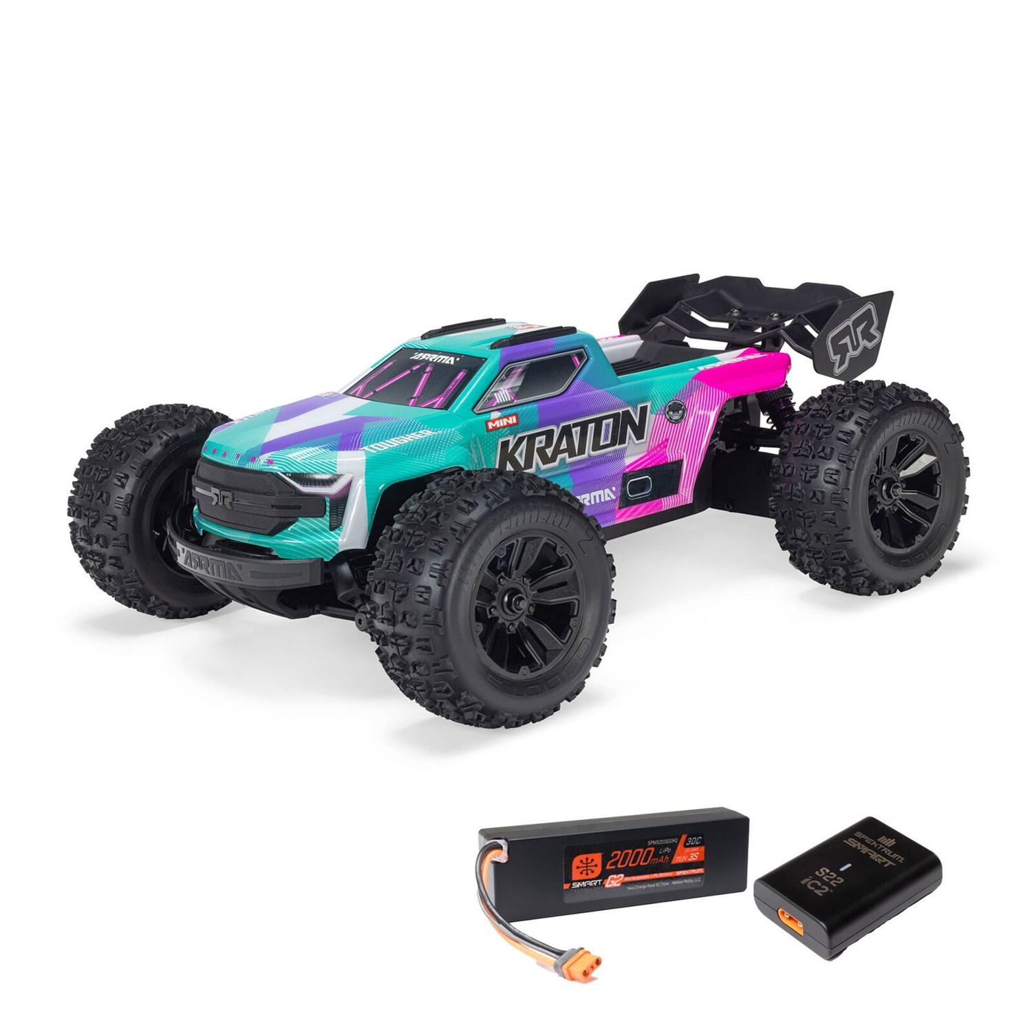ARRMA Mini Kraton 3S Bl�gr�n 1/16 Komplet