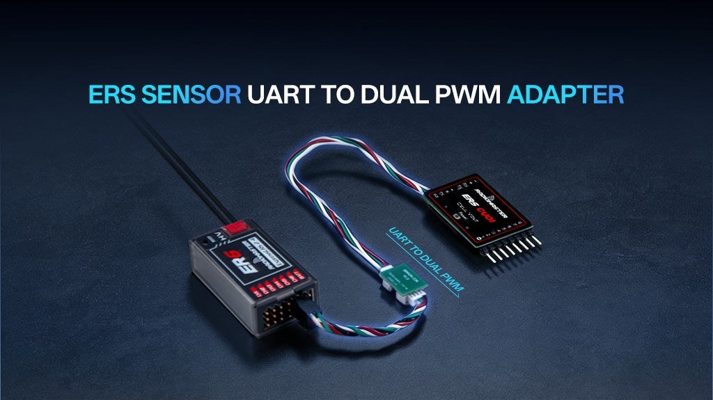 Radiomaster ERS Sensor UART to Dual PWM Adapter