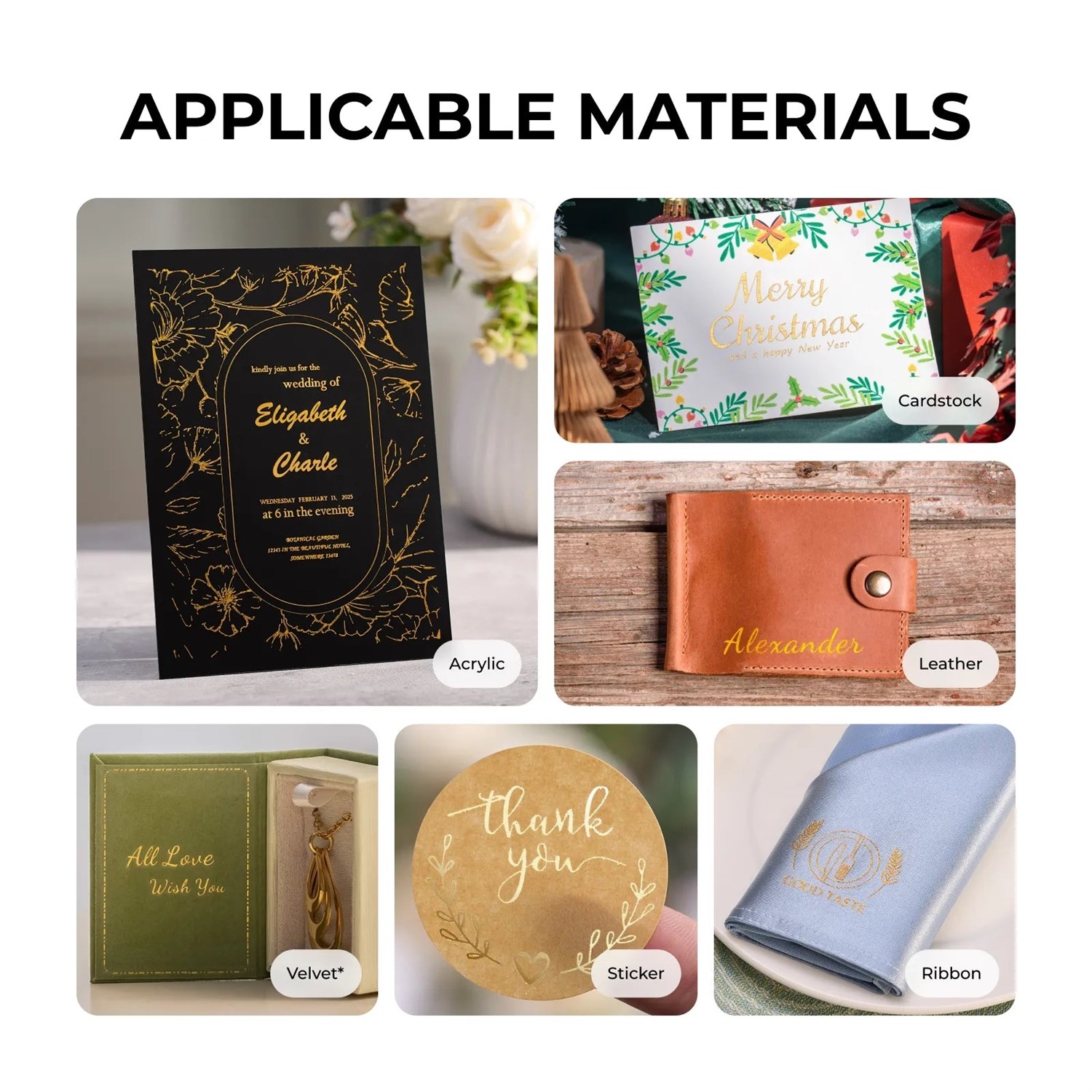 xTool Guld/S�lv Hot Foil Pen Transfer Paper 