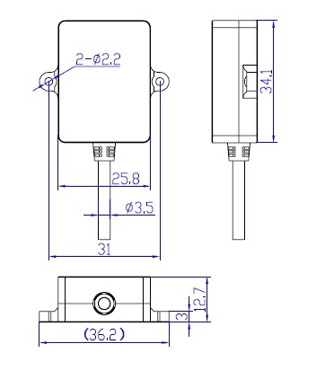 Holybro DroneCAN RM3100 Prof Grade Kompas IP66
