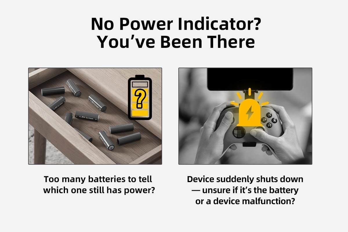 Xtar AA 1.5V 3960mWh batterier 4 stk.