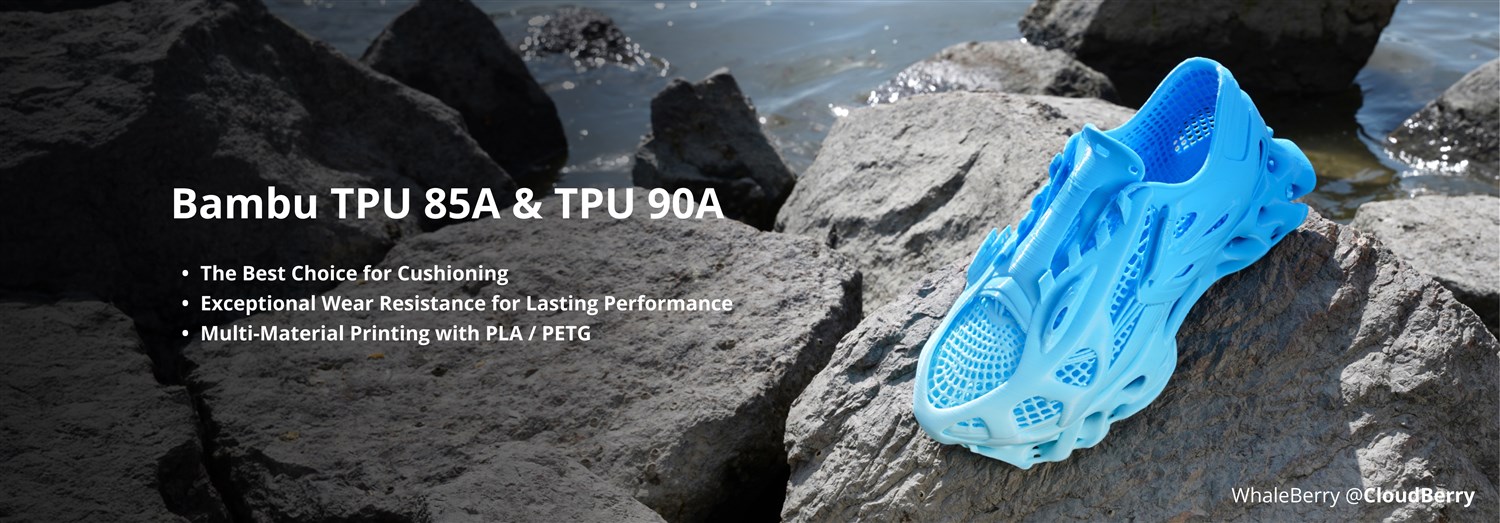 Bambu Lab TPU 90A - Sort